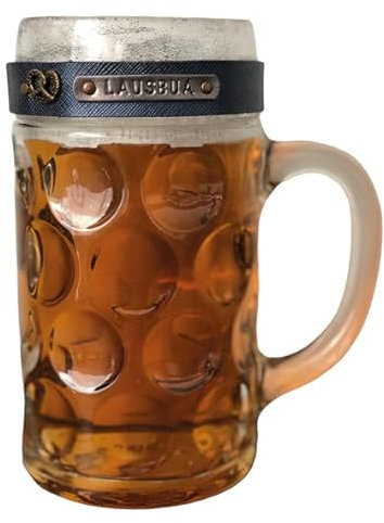 Nessis Manufactur Maßkrugband mit Name und Symbol personalisiert - Bierkrugmarkierer Biergkrugband Oktoberfest Firmenwiesn Gadget Wiesn (Dunkelblau Metallic)