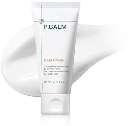 PCALM Cato Vegane Gesichtscreme 70 ml – koreanische Hautpflege, Gesichtspflege für intensive Hydratationsbarriere, stärkende Creme für empfindliche, trockene, fettige Haut