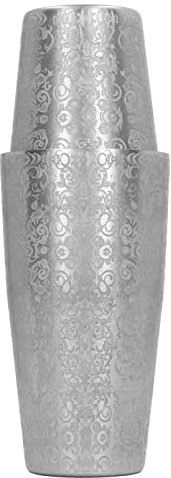 Coctelera de acero inoxidable, coctelera de barra, juego de coctelera Boston, coctelera de bebida mixta, botella de coctelera de metal, coctelera pequeña, mezcladora de martini, coctelera de barman, m