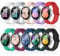 aceyoon 10 Stück Silikon Armband für Samsung Galaxy Watch 7 6 5 4 40mm 44mm/ FE 40mm/ 6 Classic 47mm 43mm/5 Pro 45mm, 20mm Weich Sportarmband für Damen Herren (Large, 180-220mm)