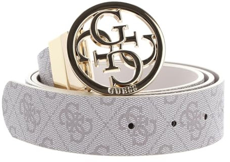 GUESS Noelle Adjustable & Reversible Pant Belt W105 Dove Logo
