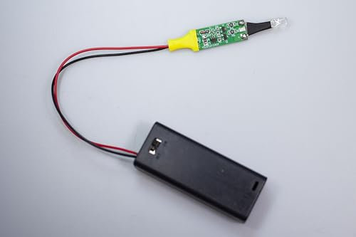 mlnyitus Top-Tier Car Security Blinking LED, 1Year Battery Life, Pre-Wired Holder | Advanced Auto Theft Deterrent with Slow Blinking, AAA Battery Concealment, Dummy Car Alarm, Blue