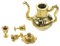 CORHAD Spielzeug 1 Satz Miniatur- Puppenhaus Kaffee-Tee-Set winzige teekessel Retro Spielzeuge
