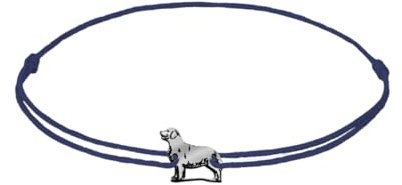 ZILIA Labrador Dog Bracelet navy blue M