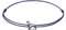 ZILIA Labrador Dog Bracelet navy blue M