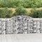 CKioict Gewächshaus Balkon Pflanzbeet Balkonkästen Gabionen mit Hochbogen 20 STK 300x50x100/120cm Verzinktes Eisenfür Blumen, Obst, Gemüse