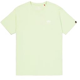 Alpha Industries Herren Backprint T, Arctic Lime, M