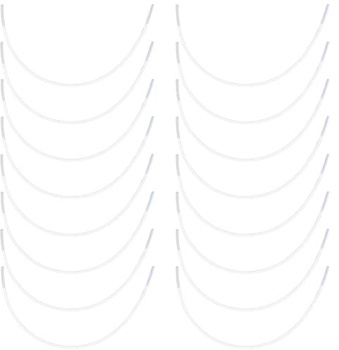 GORGECRAFT 36PCS Stainless Steel Bra Wires Heavy Gauge Sturdy Carbon Steel Bra Underwires Replacements 23cm Metal Bra Supporters Rings for Bra Shaping Wire Women Corset Clothing DIY Sewing Supplies