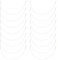 GORGECRAFT 36PCS Stainless Steel Bra Wires Heavy Gauge Sturdy Carbon Steel Bra Underwires Replacements 23cm Metal Bra Supporters Rings for Bra Shaping Wire Women Corset Clothing DIY Sewing Supplies
