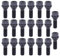 Radbolzen Radschraube Felgenbefestigung Kegelbund M12x1,5 Radmutter Radschrauben Felgenbolzen Felgenschrauben für 1er E81 E87 E82 E88 Cabrio 3er E36 Coupe 3er E46 Compact 3er E90 E92 E21 E30 Touring