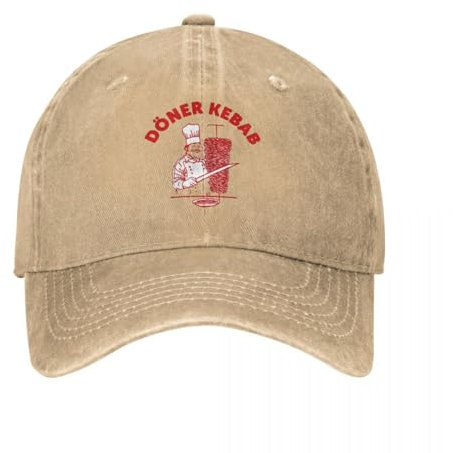 YANIUIE Doner Kebab Baseball Caps Mode Denim Stoff Hüte Outdoor Verstellbare Casquette Sport Baseball Cowboy Hut für Männer Frauen Outdoor Geschenke