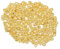 sourcing map 500Pcs Round Crimp Beads, 2mm Metal Spacer Loose Beads Metal Clamp Ends Tiny Stoppers Bead for Bracelet Jewelry Making Craft DIY, Gold