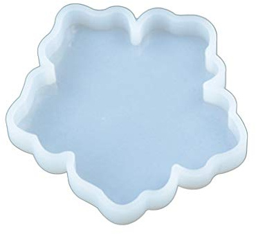 Kristall Epoxidharz Form Blumen Untersetzer Gussform Handgefertigtes Bastelwerkzeug