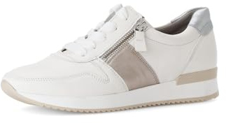 Gabor Damen Low-Top Sneaker, Frauen Halbschuhe,schnürschuhe,schnürer,straßenschuhe,Strassenschuhe,Sportschuhe,Latte/Puder/Silber,38 EU / 5 UK