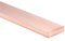 T2 Red Copper Flat Bar Strip, Thick 2mm 3mm 4mm 5mm 6mm 8mm Pure Copper Plate, Length 500mm Copper Bus Bar Stock 1pc(2 * 8MM)