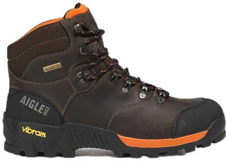 Aigle Men's Altavio Cuir Hiking Shoe, Dark Brown, 6.5 UK