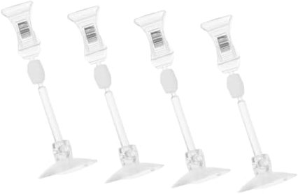 Happyyami 4stücke Saugnapf Clips Für Aquarien Fischfutterhalter Starkem Und Elegantem Design Für Fütterung Von Seetang Glasbehältern