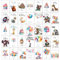 the lazy panda card company 36er Set hochwertige Geburtstagskarten – Glückwunsch- & Postkarten zum Geburtstag – Happy Birthday Karten im Postkarten-Set – Männer Frauen
