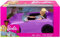 pour Barbie Voiture décapotable Mauve + poupée Mannequin - Auto Sportive - Set véhicule Cabriolet Jouet Fille + Carte