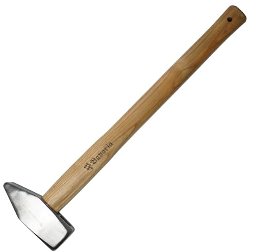 Vorschlaghammer 4kg mit Holzstiel - Großer Hammer für Abbrucharbeiten