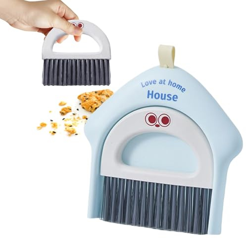 Juego de Escoba y recogedor: Suministros de Limpieza de fácil Almacenamiento, Cepillo de cerdas Duradero con Mango, barredora Vertical, práctica Herramienta para Pisos | Cocina Hogar Casa Gara