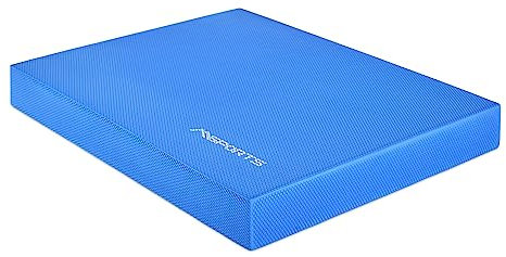 Balance Pad - Premium - inkl. Balance - Übungsposter - Gleichgewichtstraining und Koordinationstraining (Blau)