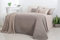 sei Design Luxus Tagesdecke Moderne Steppdecke Wohndecke Überwurf Sofadecke 220x240 220x260 (Royal - Taupe/Nude, 240 x 260 cm)