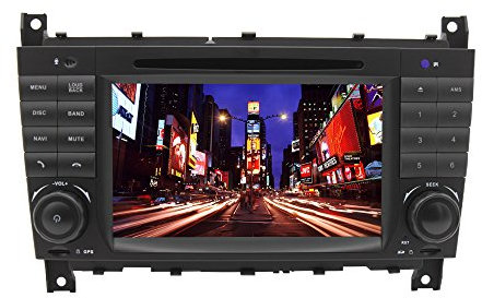 XISEDO Android 7.1 Autoradio 2 DIN Radio de Coche 7 Estéreo Navegación de Automóvil con Pantalla Táctil y Reproductor De DVD para Mercedes-Benz C Class W203/ Benz CLK W209
