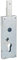 THIRARD - Boitier de Serrure en Applique à Double Entrée à Fouillot pour Garage Basculante - 1 Point Haut - 60 x 160 mm - Carré 7 mm - Acier Zingué - Sécurité Optimale - Installation Facile