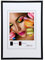 IDEAL TREND Kunststoff Bilderrahmen Glas Modern Wanddeko Collage Poster Bilder Foto Rahmen: Farbe: Schwarz | Format: 50x60