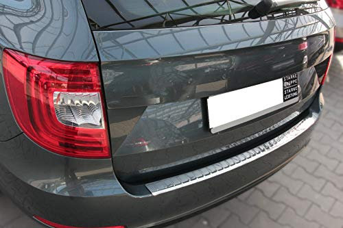 Recambo CT-LKS-2020 LADEKANTENSCHUTZ Edelstahl Chrom für Skoda SUPERB II Kombi, 2010-2015 +ABKANTUNG, Large