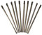 Black Biodegradable Spoon Straws 8mm PLA x 1 Box of 200 Straws (200)