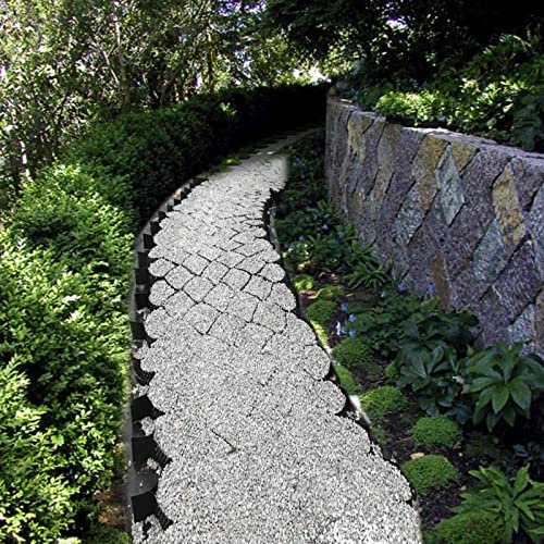Stabilisateur Gravier Gazon Dalle Stabilisatrice Grille de sol en gravier sous-sol / zone d'argile humide - Grille géo perméable de 5 cm de haut Pavés en nid d'abeille en polyéthylène trous de drainag