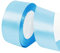 POPOYU Satinband Himmelblau 40mm, 23 Meters Dekoration Geschenkband Fein Schleifenband, Stoffband für Luftballons, Hochzeit, Taufe und Geburtstag Geschenke Der Valentinstag Verpackung von Geschenken