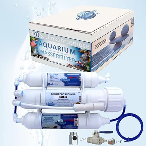 Umkehrosmoseanlage Osmoseanlage Aquaristik Filter Reinwasserfilter Aquintos VitaFlow RO3-150 GPD für 585 Liter am Tag