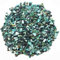 AZOOB 50 g 5–7 mm natürlicher grüner Türkis, Kleiner Kies, Trommelsteine, Kristalldekoration, Fengshui-Glück ERTEYIN