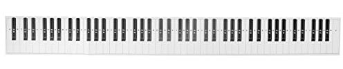 Grnlucja 88 Key Practice Keyboard Piano & Note Chart for Behind the Piano Keys,Guide Teaching Aid Note Chart for Beginner Student