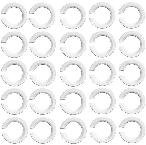 Anneau Réducteur pour Abat-Jour,20Pcs E27 to E14 Convertisseur d'Anneau en Plastique Adaptateur Réducteur Anneau d'abat-jour pour Ampoules à Vis à Douille