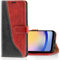 Mulbess Custodia per Samsung Galaxy A25 5G, Cover Magnetica Flip con Chiusura, Fessura Carte Portafoglio, Portacellulare Protezione, Elegante Vino Rosso
