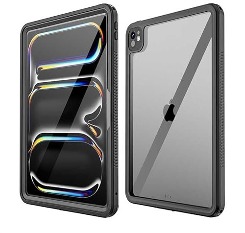 Coque étanche pour iPad Pro 11 2024 (5e génération), coque sous-marine robuste entièrement scellée IP68, étanche aux chocs et à la poussière, coque de protection intégrale pour iPad Pro 11 2024