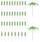 sourcing map Drink Umbrellas, 150Pcs 3.9 Bamboo Palm Tree Umbrellas Sticks Decorative Cocktail Skewers Picks for Drinks Appetizer Fruits