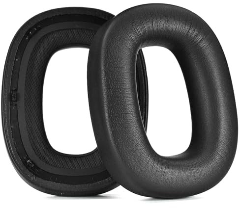 PX7 S2 Replacement Ear Pads Protein Leather Ear Cushions Compatible with Bowers & Wilkins PX7 S2, PX7 S2e, PX8, PX8 S2 Wireless Noise-Cancelling Headphones Earmuffs Memory Foam Earpads, Black
