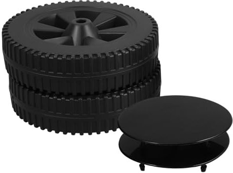 TOBBOMEY 2piezas Ruedas Giratorias Repuestos Para Parrillas Plástico Para Carrito De Parrilla Lavavajillas