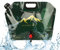 Newofview Wasserkanister Faltbar 8L Wasserkanister Mit Hahn Trinkwasser Wasserbehälter mit Tragegriff Wiederverwendbare Grün Faltwasserkanister für Outdoor Camping Wanderungen Picknicks