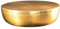 Riess Ambiente Handgefertigte Schale Orient - 40cm - Gold Metall - rund mit Deckel Schmuck-Dose