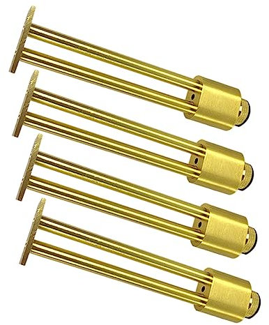 Angoily Schrankbeine 4er-Pack Verstellbare Möbelbeine Aus Metall Für Tisch Schreibtisch Und Schrank