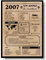 EQUIK PRODUCTS Biglietto Anniversario 18 anni | Regalo Compleanno Auguri Uomo Donna | Anno 2007 | Decorazioni Feste (2007)