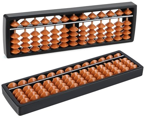 HO-SFSM 2 Stück Abacus Chinesischen | Perle Arithmetik Abakus Zählen, Zbacus Mathematical, für Kinder Berechnen und Rechnen Mathematikunterricht