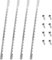 4-Pack 10.8-Inch Universal Serrated Replacement Blades For Bread Slicer Knife, 420 Stainless Steel With 8 Screws For Easy Mounting