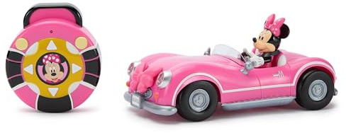 Disney Store Official Minnie Mouse Remote Control Car – Mickey and the Roadster Racers Toy with Lights & Sounds